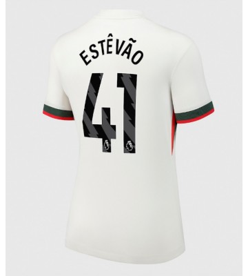 Chelsea Estevao Willian #41 Segunda Equipación Mujer 2025-26 Manga Corta